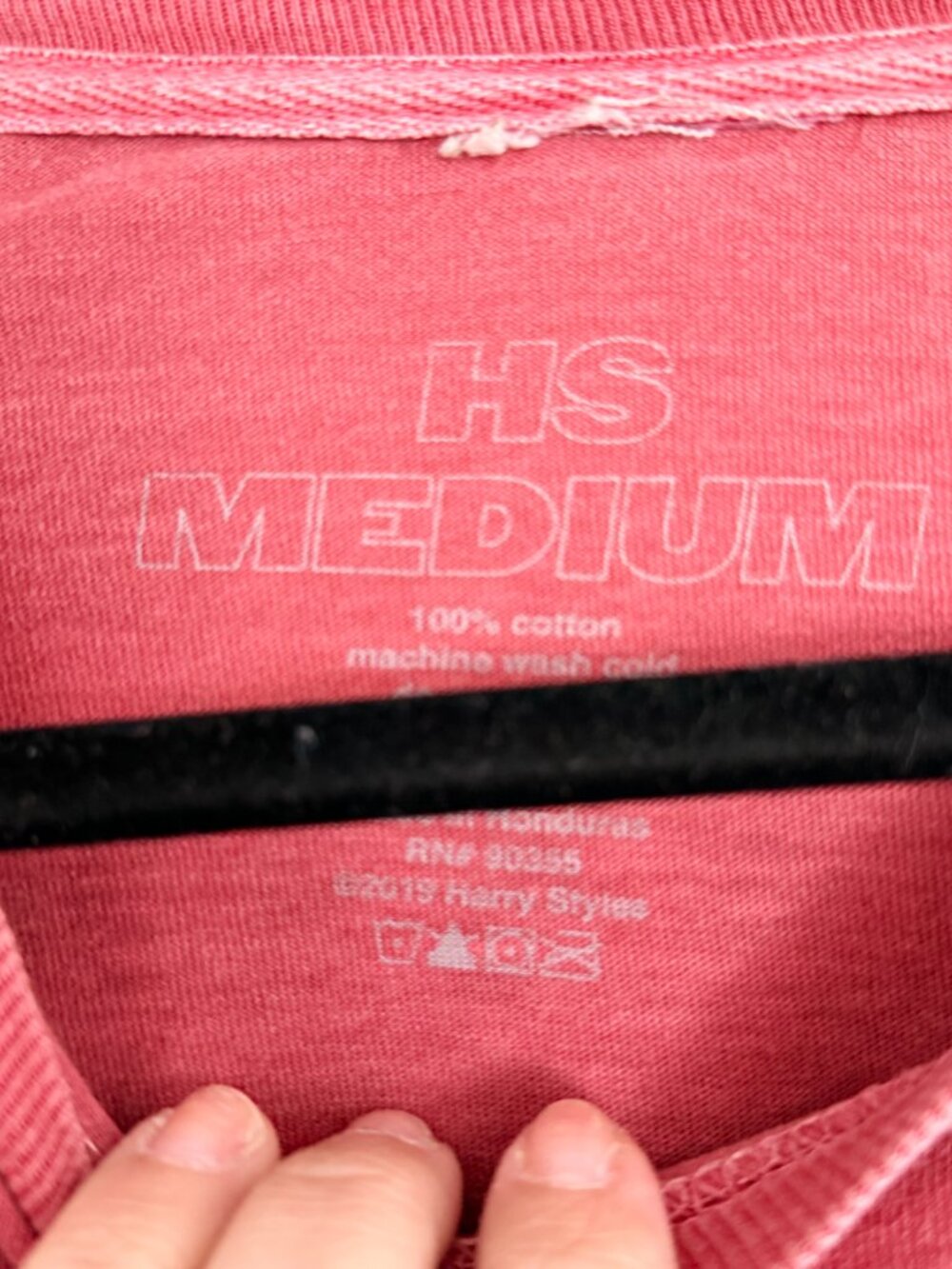 RARE 2019 Harry Styles Fine Line City Exclusive NYC Lights Up Red T-Shirt - Picture 3 of 4